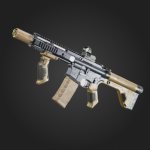 Shadowsteel Grey Submachine Gun