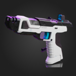 Xenon Blaster Alien Laser Pistol